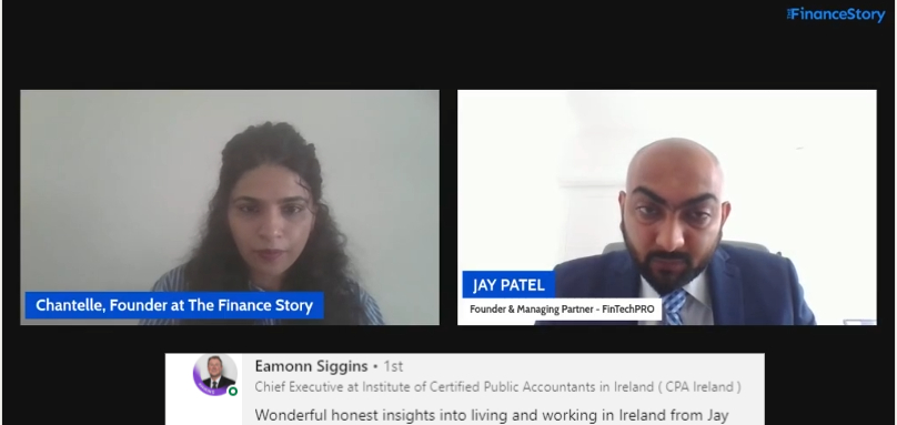 The Finance Story, in a conversation with Jay Patel on LinkedIn