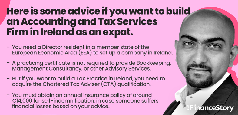 How to build an Accounting and Tax Services Firm in Ireland as an expat?
